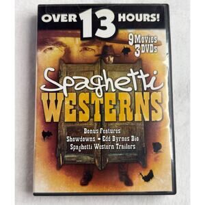 Spaghetti Westerns DVD Collection – 9 Movies, 3 Discs, Over 13 Hours